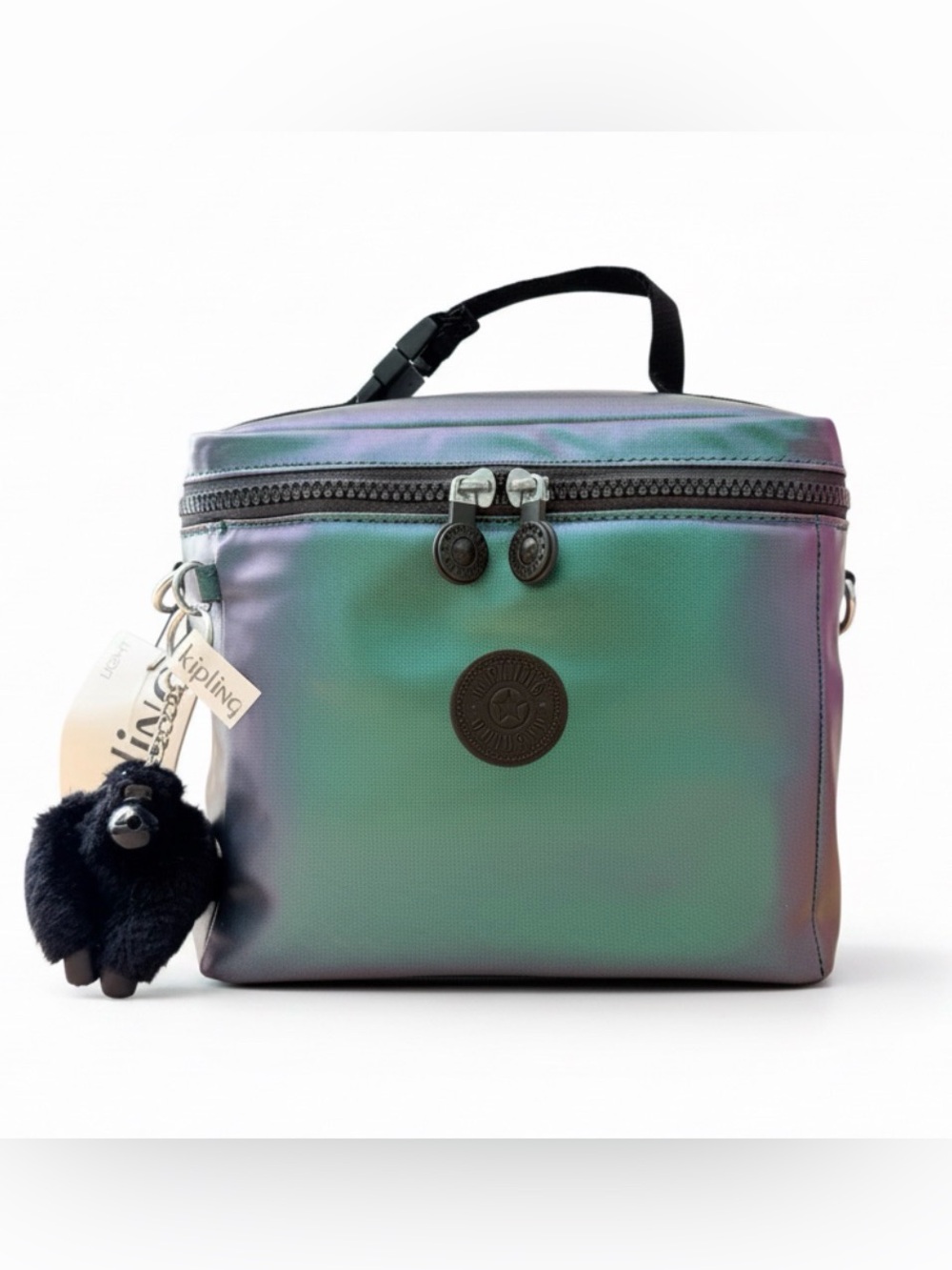 KIPLING Lunch Bag Graham Insulated Travel School Food Cosmic Noir